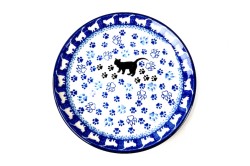 E32 Bunzlau Gebaksbordje 1771X Ø18cm Cats and Dogs